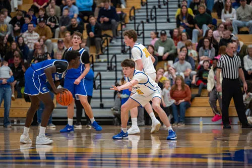 Boys Basketball action shot — Homestead vs. Carroll, Fort Wayne Indiana