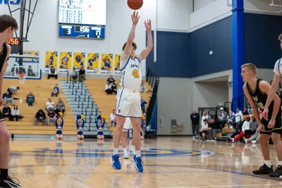 Boys Basketball action shot — Homestead vs. Mt. Vernon, Fort Wayne Indiana