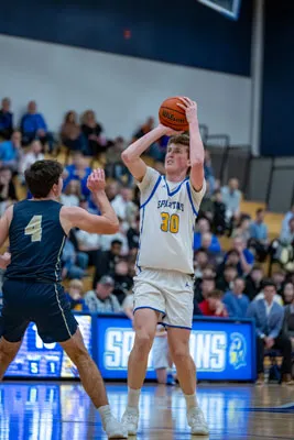 Boys Basketball action shot — Homestead vs. Norwell, Fort Wayne Indiana