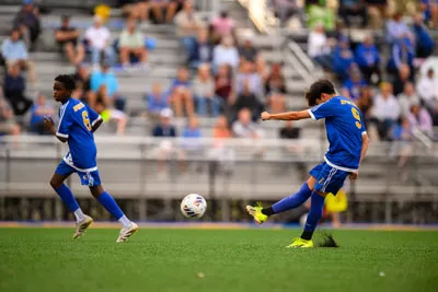 Boys Soccer action shot — Homestead vs. Blackhawk, Fort Wayne Indiana