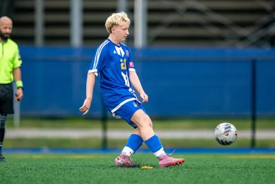 Boys Soccer action shot — Homestead vs. Canterbury, Fort Wayne Indiana