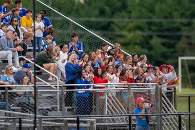 Boys Soccer action shot — Homestead vs. Canterbury, Fort Wayne Indiana