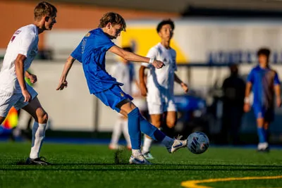 Boys Soccer action shot — Homestead vs. Concordia, Fort Wayne Indiana