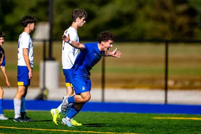 Boys Soccer action shot — Homestead vs. East Noble, Fort Wayne Indiana