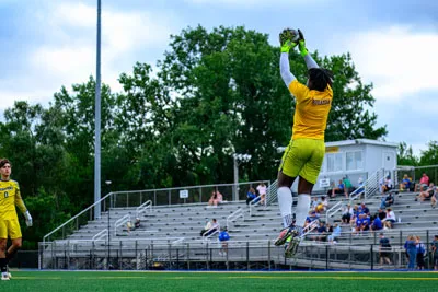 Boys Soccer action shot — Homestead vs. New Haven, Fort Wayne Indiana