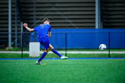 Boys Soccer action shot — Homestead vs. New Haven, Fort Wayne Indiana