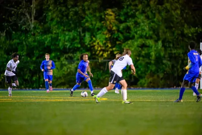 Boys Soccer action shot — Homestead vs. Warsaw, Fort Wayne Indiana