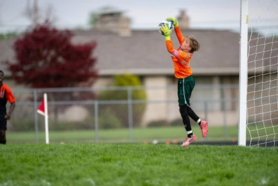 Boys Soccer action shot — Summit vs. Lakeview, Fort Wayne Indiana