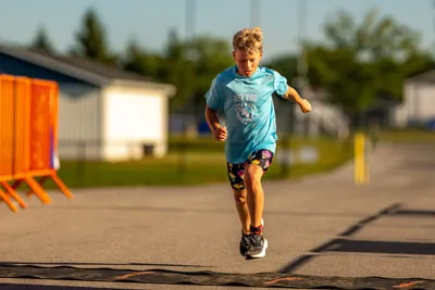 Triathlon action shot — Youth Sports, Fort Wayne Indiana
