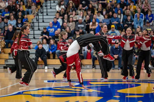Dance Team action shot — Homestead, Fort Wayne Indiana