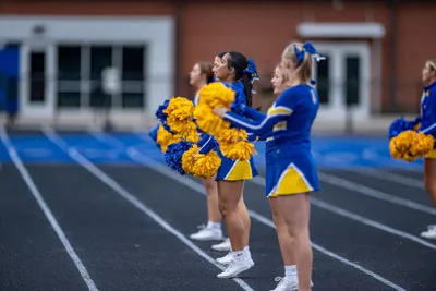 Football action shot — Homestead vs. Bishop Dwenger, Fort Wayne Indiana