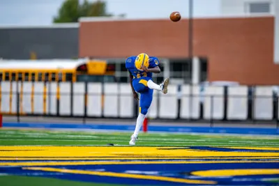 Football action shot — Homestead vs. Bishop Dwenger, Fort Wayne Indiana