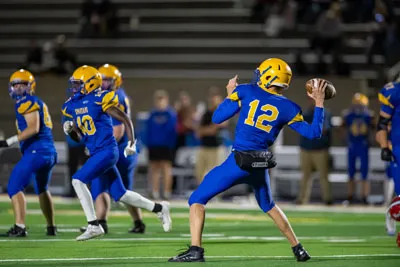 Football action shot — Homestead vs. Northside, Fort Wayne Indiana