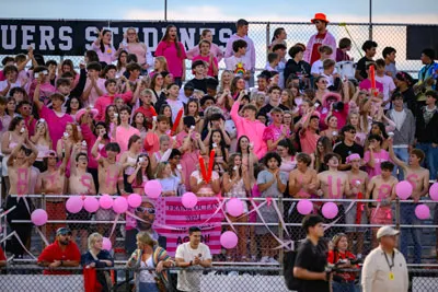 Football action shot — Luers vs. Dwenger, Fort Wayne Indiana