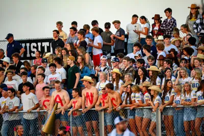 Football action shot — Luers vs. Dwenger, Fort Wayne Indiana