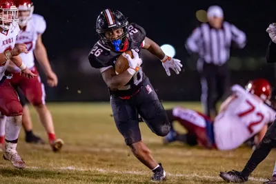 Football action shot — Luers vs. Knox, Fort Wayne Indiana