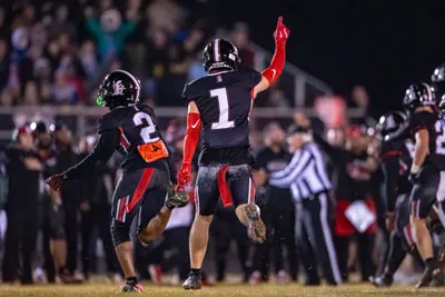 Football action shot — Luers vs. Knox, Fort Wayne Indiana