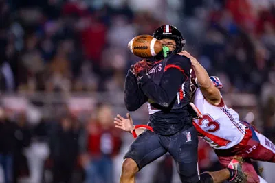 Football action shot — Luers vs. Knox, Fort Wayne Indiana