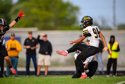 Football action shot — Luers vs. Snider, Fort Wayne Indiana