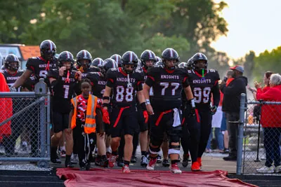 Football action shot — Luers vs. Snider, Fort Wayne Indiana