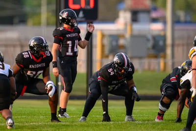 Football action shot — Luers vs. Snider, Fort Wayne Indiana