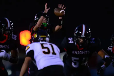 Football action shot — Luers vs. Snider, Fort Wayne Indiana