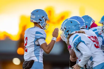 Football action shot — Luers vs. Wayne, Fort Wayne Indiana