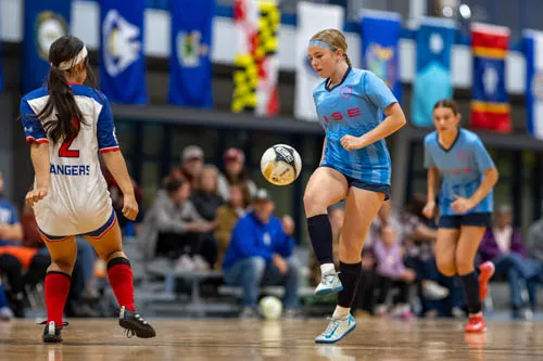 Futsal action shot 10