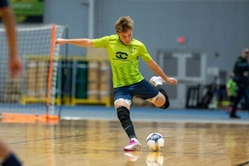 Futsal action shot 4