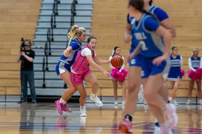 Girls Basketball action shot — Homestead vs. Carroll, Fort Wayne Indiana