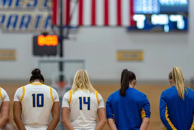 Girls Basketball action shot — Homestead vs. Columbia City, Fort Wayne Indiana