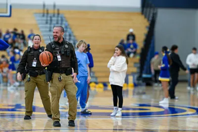 Girls Basketball action shot — Homestead vs. Northridge, Fort Wayne Indiana