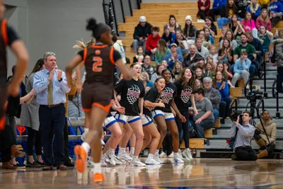 Girls Basketball action shot — Homestead vs. Northrop, Fort Wayne Indiana