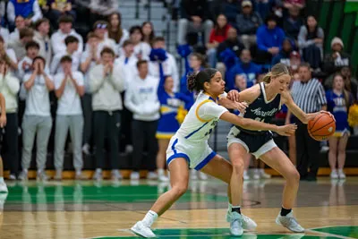 Girls Basketball action shot — Homestead vs. Norwell, Fort Wayne Indiana