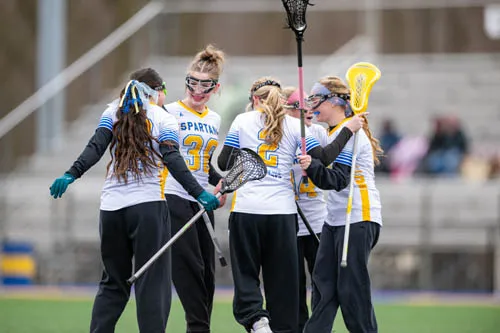 Girls Lacrosse action shot — Homestead vs. Avon, Fort Wayne Indiana