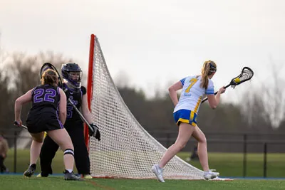 Girls Lacrosse action shot — Homestead vs. Leo, Fort Wayne Indiana