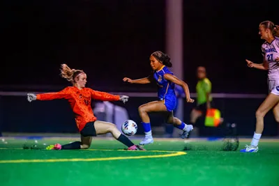 Girls Soccer action shot — Homestead vs. Carroll, Fort Wayne Indiana