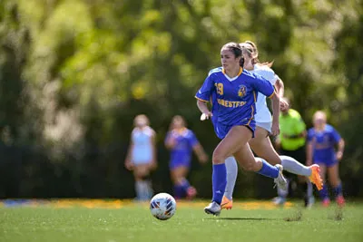 Girls Soccer action shot — Homestead vs. Mount Vernon, Fort Wayne Indiana
