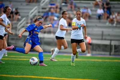 Girls Soccer action shot — Homestead vs. Penn, Fort Wayne Indiana