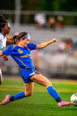 Girls Soccer action shot — Homestead vs. Snider, Fort Wayne Indiana