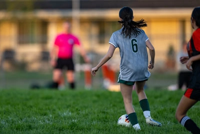 Girls Soccer action shot — Summit vs. Lakeview, Fort Wayne Indiana