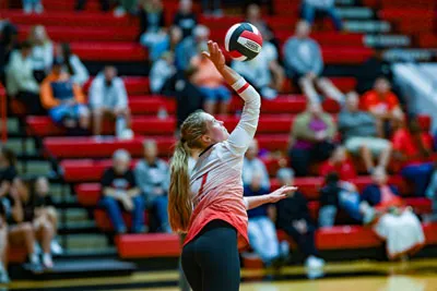 Girls Volleyball action shot — Luers vs. Snider, Fort Wayne Indiana