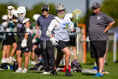 Boys Lacrosse action shot — Homestead, Fort Wayne Indiana