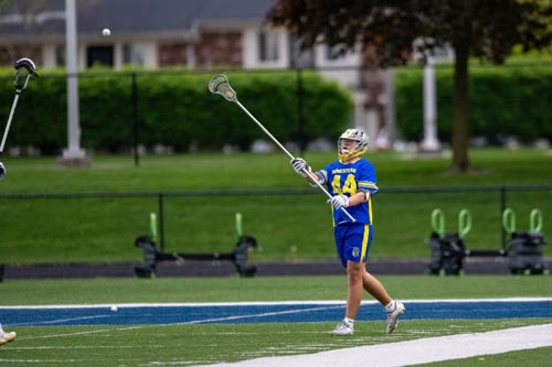 Boys Lacrosse action shot — Homestead vs. Bishop Dwenger, Fort Wayne Indiana
