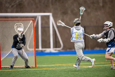Boys Lacrosse action shot — Homestead vs. Marian, Fort Wayne Indiana