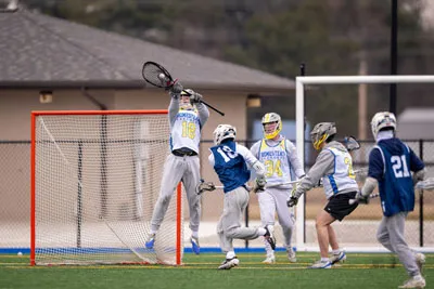 Boys Lacrosse action shot — Homestead vs. Marian, Fort Wayne Indiana
