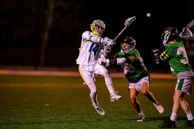 Boys Lacrosse action shot — Homestead vs. Northridge, Fort Wayne Indiana
