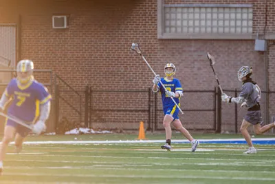 Boys Lacrosse action shot — Homestead vs. South Bend Adams, Fort Wayne Indiana