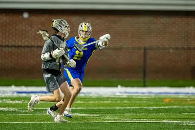 Boys Lacrosse action shot — Homestead vs. South Bend Adams, Fort Wayne Indiana