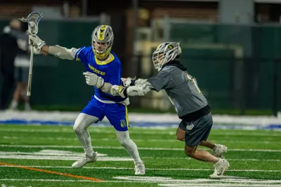 Boys Lacrosse action shot — Homestead vs. South Bend Adams, Fort Wayne Indiana